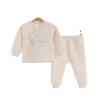 Children's autumn demi-season corduroy keep warm pijama for new born, 0-3 month