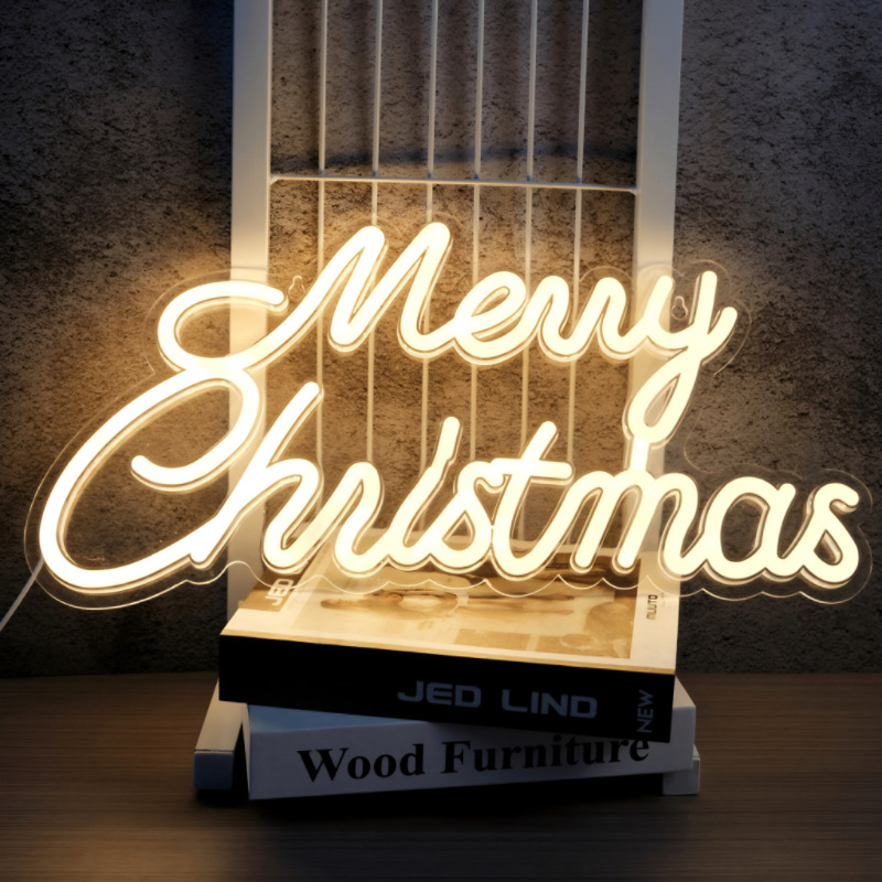 Luz de feliz cumpleaños para decoración de pasteles, diseño de escena de fiesta, luz de ambiente, tarjeta de luz LED luminosa, luz de letras KTV