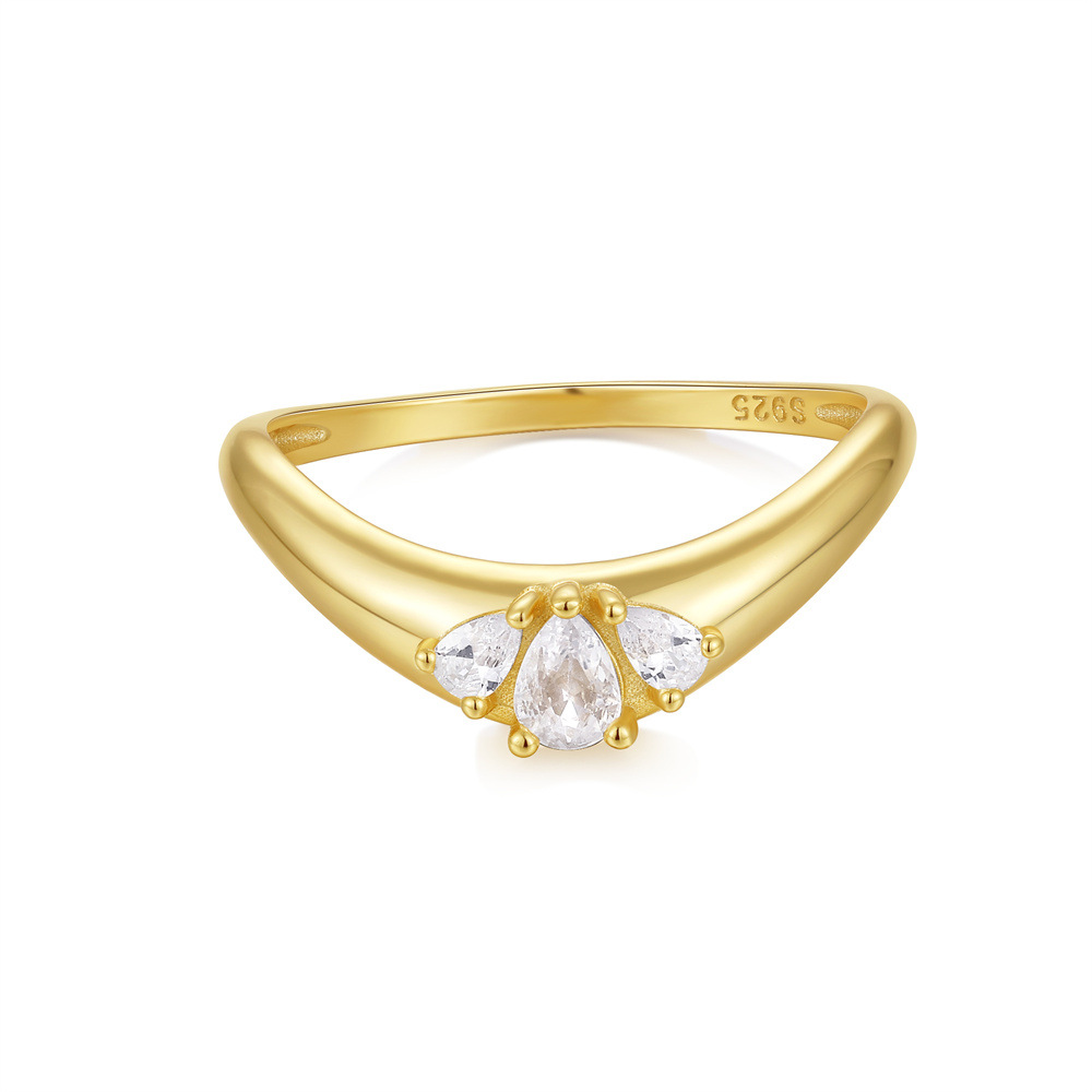 1g Weight Zircon Inlay Material Charm Rings, Rings Classification 7 Ring Size 1 Piece Quantity Wedding, Date, Engagement Occasion 925 Sterling Silver Material Cross, Star, Heart Shape Pattern All Seasons Season Women's Gender Inlay Design Simple Style Style Gold Color 925 Sterling Silver Zircon Cross Star Heart Shape Charm Rings Rings 925 Sterling Silver Rings 70