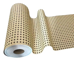 Factory wholesale cross-border self-adhesive waterproof edge bamboo mat removable decorative self-adhesive moisture-proof landscaping wallpaper wall stickers