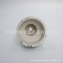 水磨石底座摆件水泥简约一体成型工艺品装饰品摆件厂家直销