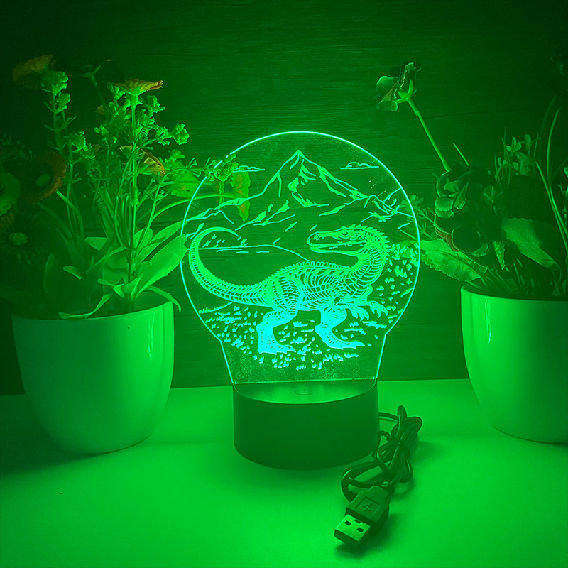 Mesa de la sala de deportes electrónicos con decoración Mickey Mouse luz de ambiente acrílico 3D osito luz de noche lámpara de mesa decoración de escritorio de dormitorio