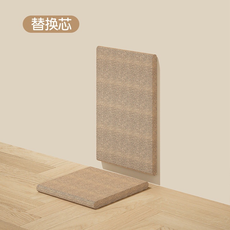 垂直L字型猫スクラッチボード、壁に貼り付け、幅を広げ、爪を研ぎ澄まし、厚くする、段ボール猫スクラッチボードおもちゃ、猫おもちゃクライミングフレーム # #|undefined