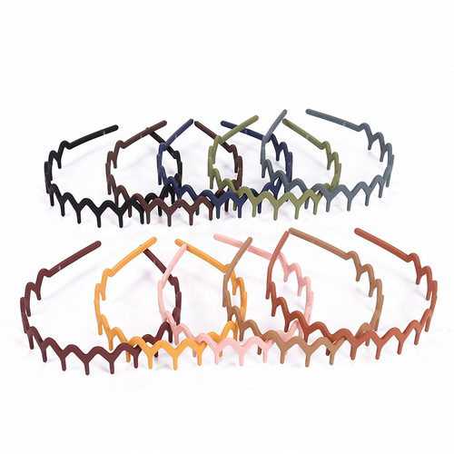 Glossy candy-colored matte hair clip for women, simple and stylish, wide geometric hair tie, hair holder, head accessory