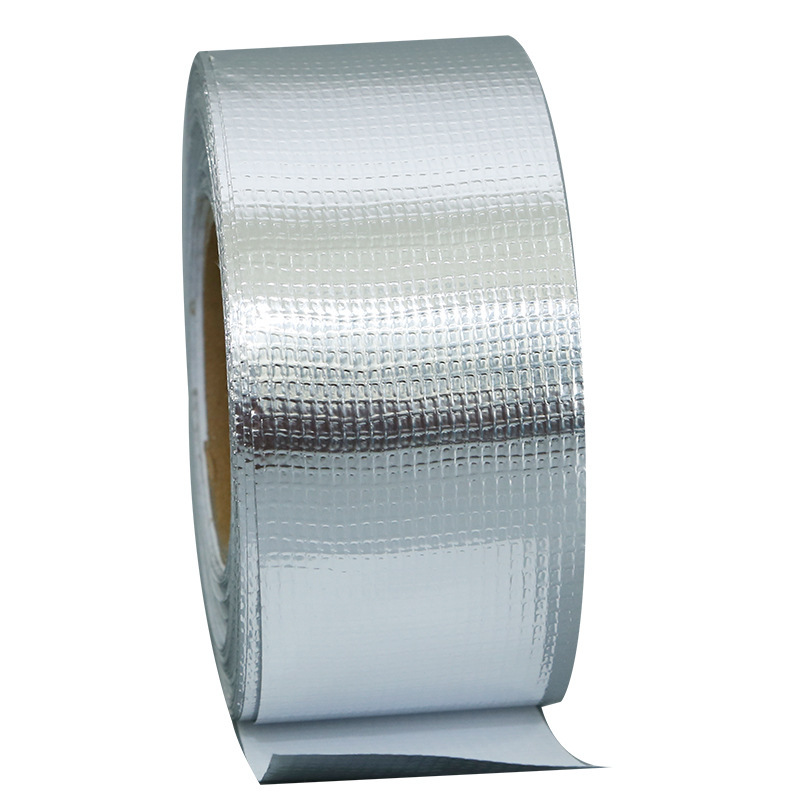 网格铝箔胶带管道维修阻燃隔热耐高温密封防尘高粘度防护隔热阻燃