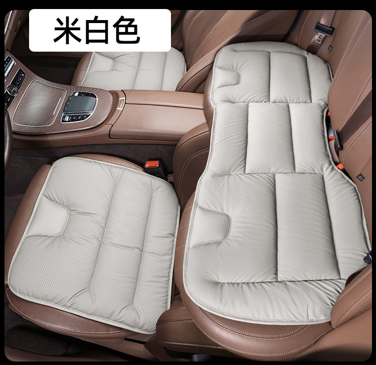 New Nappa Leather Car Seat Cushion, Suitable for All Seasons, Aviation-Grade, Breathable, Comfortable, Non-Sweaty, Seat Cushion Manufacturer Wholesale