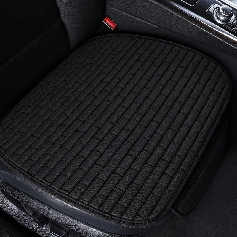 Seasons Non-slip Breathable, Universal Seat cushion, seat cover - mysterious-black-square-cushion