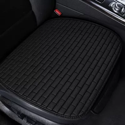 Seat cushion, seat cover Seat Cover Linen Brick Seat Cushion - mysterious-black-square-mat