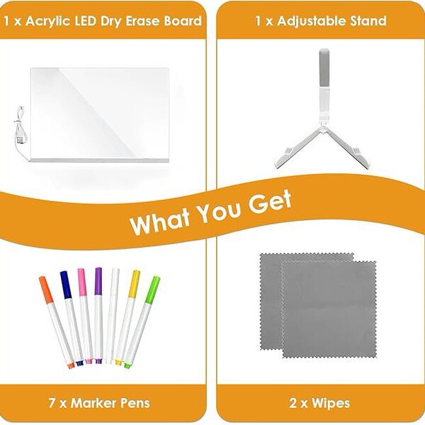 acrylic erasable fluorescence drawing board writing