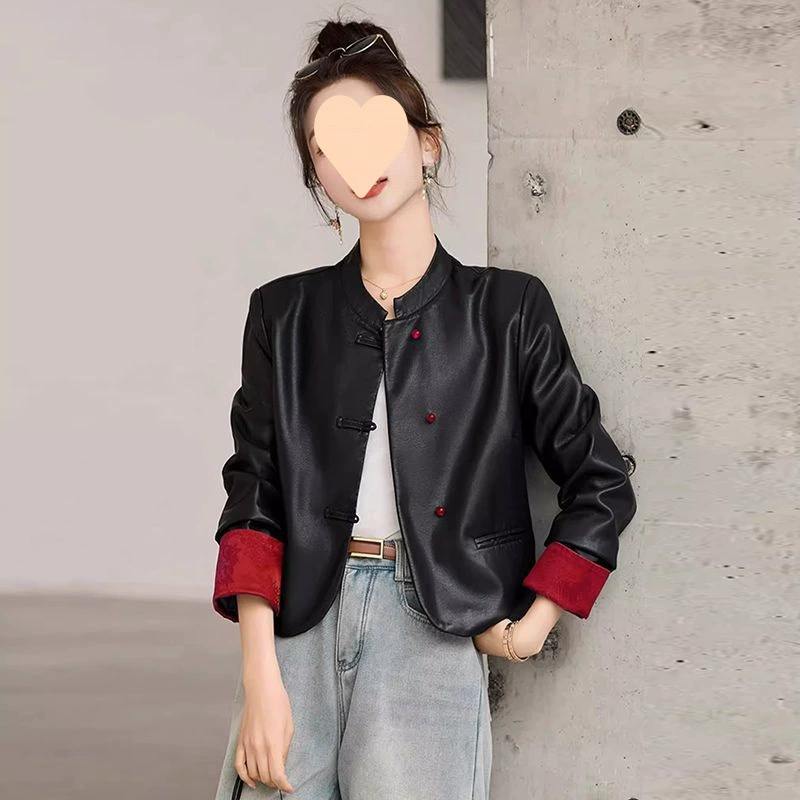 Autumn short design fitted jacket, Chinese style