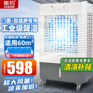 Leibao Industrial Cooling Fan Ec3820 Evaporative Refrigeration Water-Cooled Household Air Conditioning Fan Powerful Refrigeration Outdoor Banquet