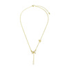 Necklace, universal sweater, advanced accessory with bow, light luxury style, high-quality style