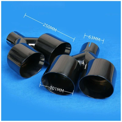 Stainless Steel Titanium-Plated Black Exhaust pipe