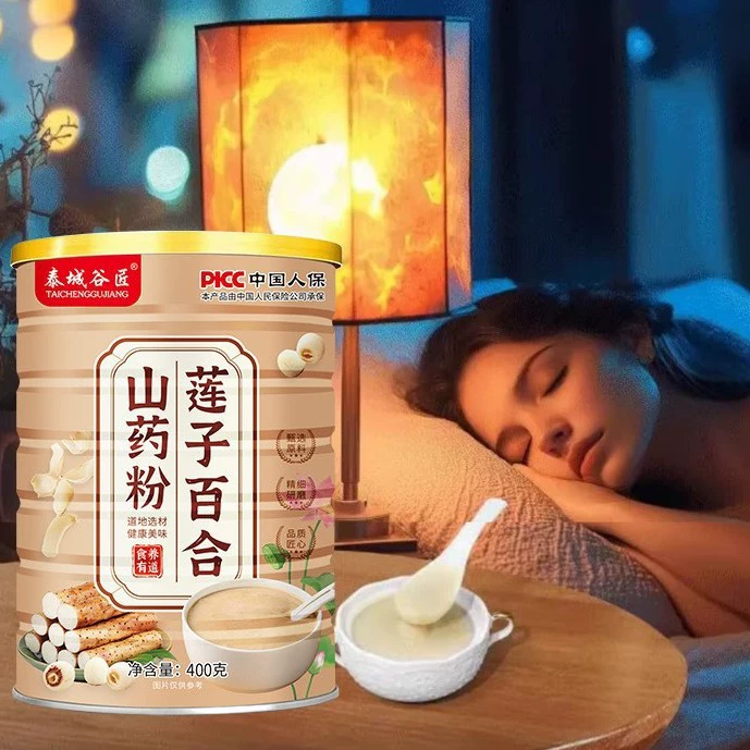 Заменитель пищи Taicheng Valley Craftsman 400 г, порошок семян лотоса, лилии и батата в банке