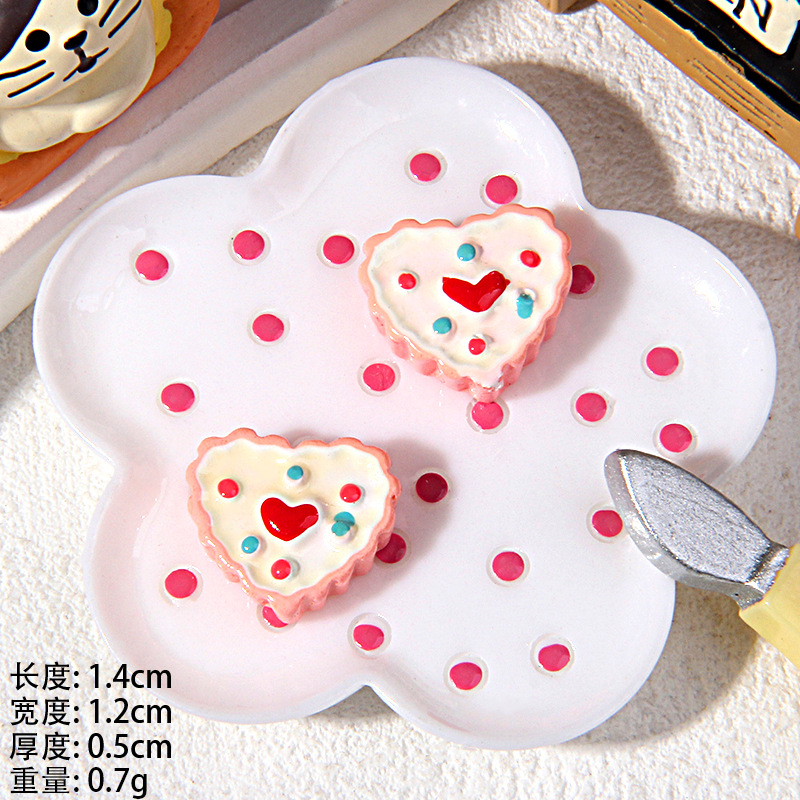 Japonés y coreano crema teléfono móvil Shell material simulación resina postre DIY niños lindos accesorios para el cabello accesorios para el tocado