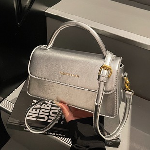 Cross-Border Small Bag Women's Bag 2025 New Fashion Autumn and Winter Single Shoulder Crossbody Bag High-End Women's Handheld Small Square Bag