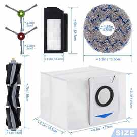 图片色 材质:塑料 适用于 ECOVACS DEEBOT X1 OMNI X1 Turbo X1 P