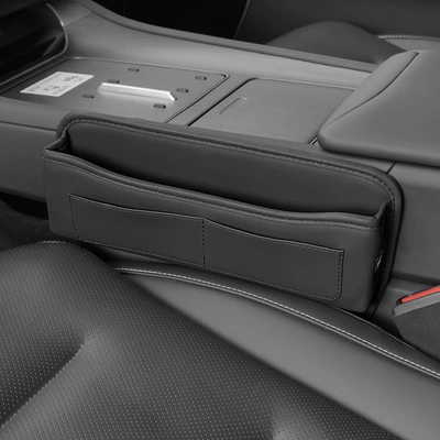 storage box, Car storage bag/box - black-with-card-holder