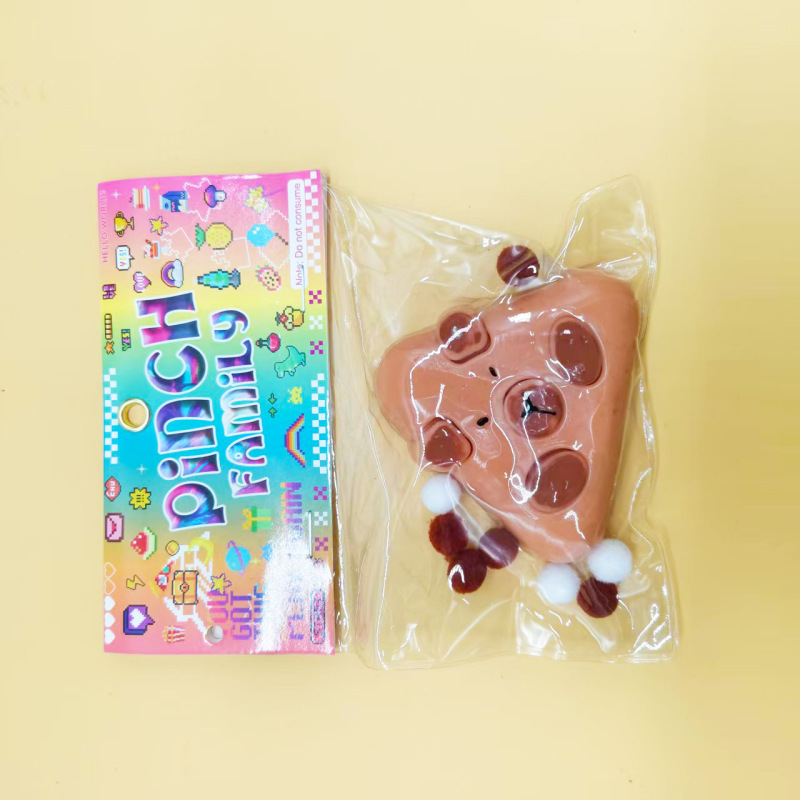ピンチシミュレーション食品おもちゃピーナッツピンチドーナツソフトプラスチック減圧おもちゃ減圧泥高価値卸売|undefined