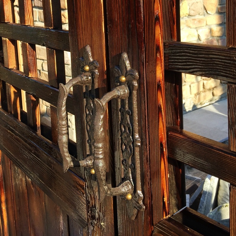 欧式复古大气花园庭院铸铁工艺门拉手把手手拉家居装饰壁饰赵烛优|undefined