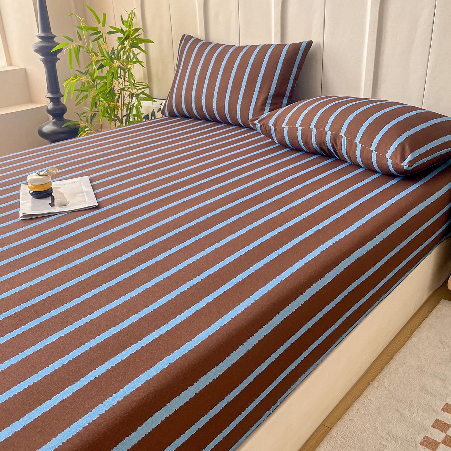 Cama de algodón grueso y molido, una sola pieza de algodón puro otoño y invierno, nueva cubierta de colchón doble
