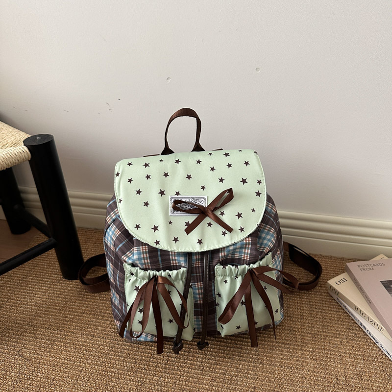 2026 nuevo tipo de bolso de cubierta casual de tendencia universal mochila nicho Volkswagen gran capacidad de bolso de mujer ligero mochila coreana mujer