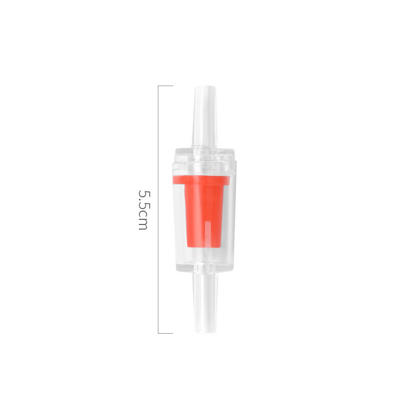 Fábrica de plástico Conector directo tanque de peces aireador bomba tubo de aire válvula de retención accesorios de acuario válvula de retención