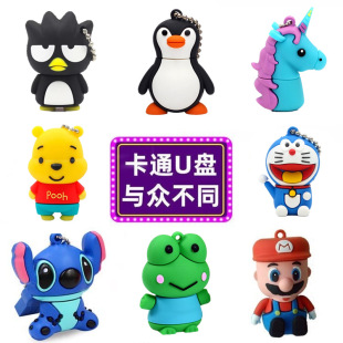 Wholesale Cute Camera Small Piano USB Flash Drive Large Capacity 128g Student Creative Doll Pvc Gift Cartoon USB Flash Drive 32g