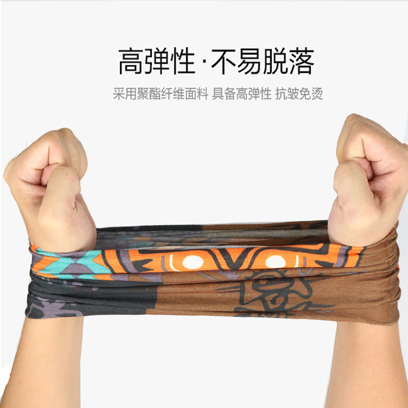 Al Aire Libre ciclismo sol protección hielo seda sin costuras bufanda deportes transpirable sudor-absorbente pesca multi-funcional variedad magia bufanda