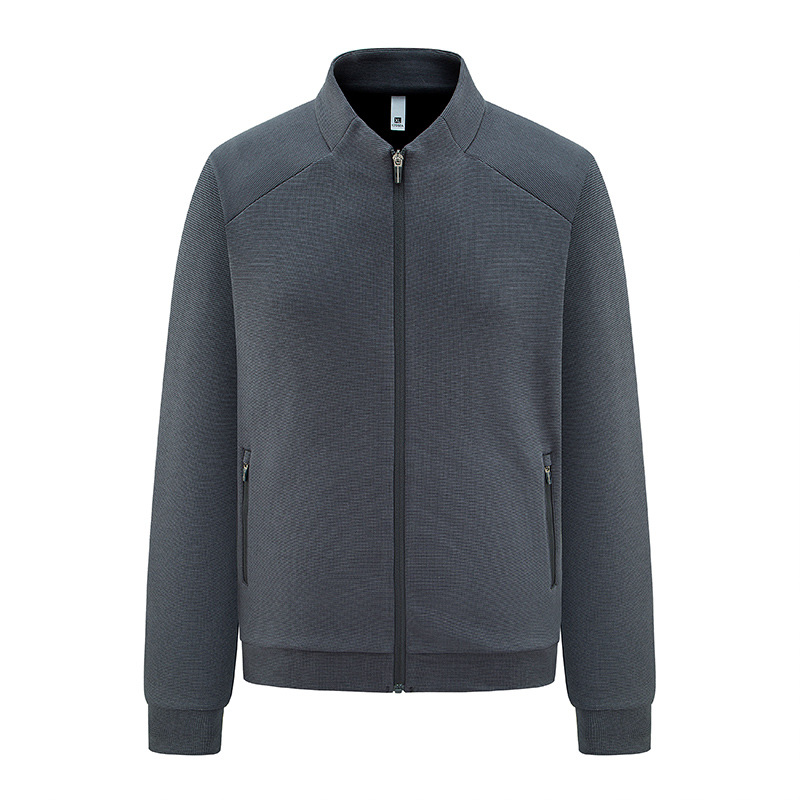 Men's Clothing Lightweight Quilted Jacket With Stand Collar - Soft 360g Cotton Fabric, Breathable & Quick-Dry, All-Season Comfort (Black, Denim Blue)_voghion.com
