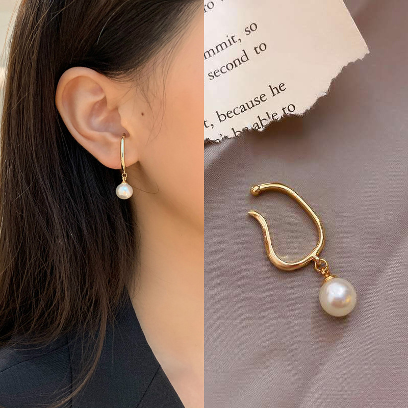 8g Weight Zircon Inlay Material Ear Studs Classification 1 Piece Quantity Daily Occasion Copper Material U Shape Pattern Women'S Gender Plating Design Fashion Style Fashion U Shape Copper Plating Zircon Women's Ear Studs 1 Piece 10