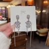 Metal small design universal retro earrings, European style, simple and elegant design, wholesale