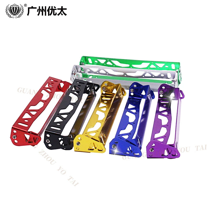 Автомобильная Модифицированная рамка номерного знака творческая личность вращающийся держатель рамки номерного знака держатель из алюминиевого сплава номерной знак Регулируемая рамка номерного знака