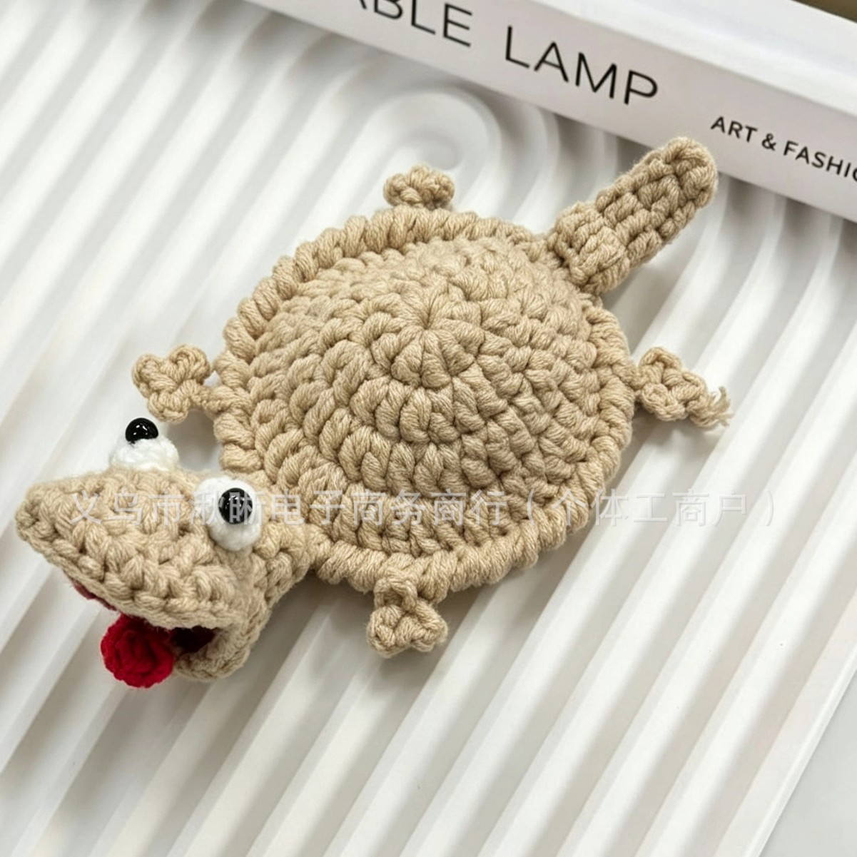 Productos ganchos descomprimidos para cojines de tazas de animales, ardilla, rana, tortuga, aislamiento térmico extraño, cojines de agujas de acoplamiento image 21
