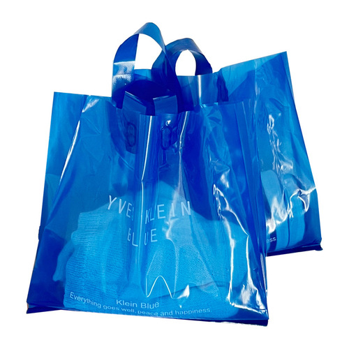 Transparent clothing store bag, plastic packaging bag wholesale, shopping companion gift packaging bag, clothing handbag
