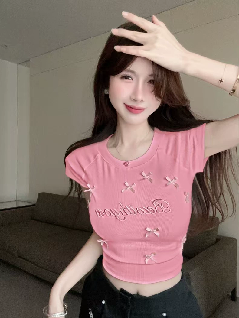 5001【Официальное изображение 260 по вашему желанию】белая короткая рубашка с вышивкой во французском стиле, женский топ с короткими рукавами