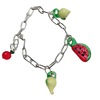 Fruit necklace and bracelet from pearl, choker