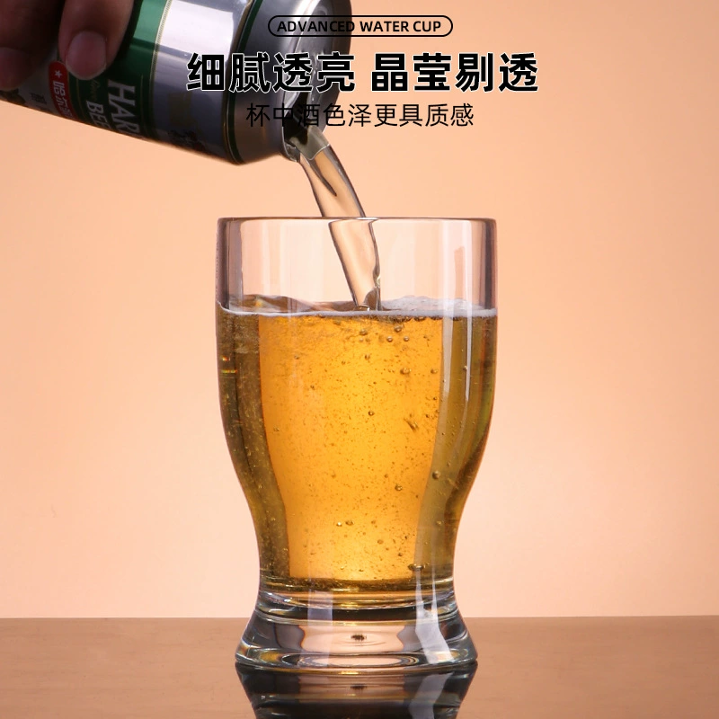 Антикоррозионная пивная чашка чашка для напитков PC прозрачная пластиковая акриловая бытовая термостойкая чашка для ресторана Коммерческая чашка для чая