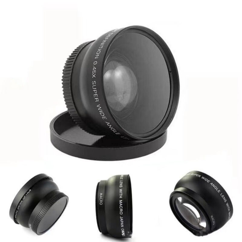52mm 0.45X Wide Angle Macro 2-in -1 Camera Lens 52mm Interface Camera Lens UV62MM Lens 52mm 0.45X Wide Angle Macro 2-in -1 Camera Lens 52mm Interface Camera Lens UV62MM Lens