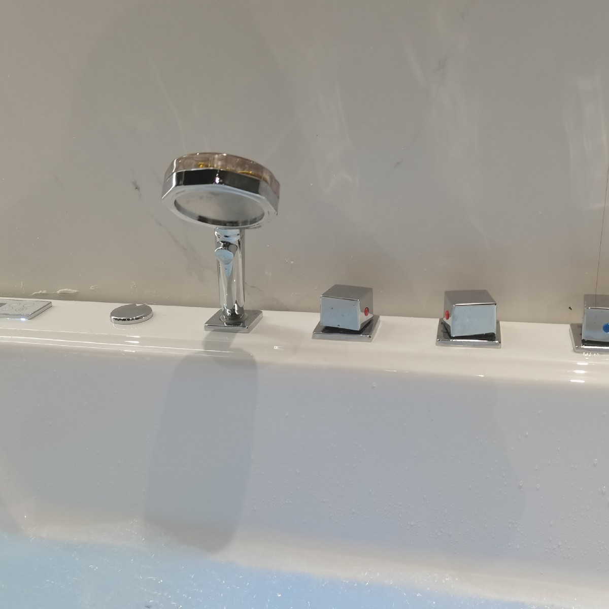 bañera acrílica independiente masaje integral bañera cuadrada sin costuras para adultos en casa hotel bañera acrílica