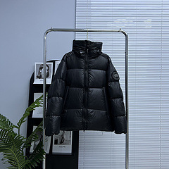 Crofton 2252MB Male and female black badge down jacket|undefined
