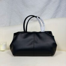 TR跨境热销marc云朵包慵懒褶皱真皮手提包简约高级通勤牛皮女士包