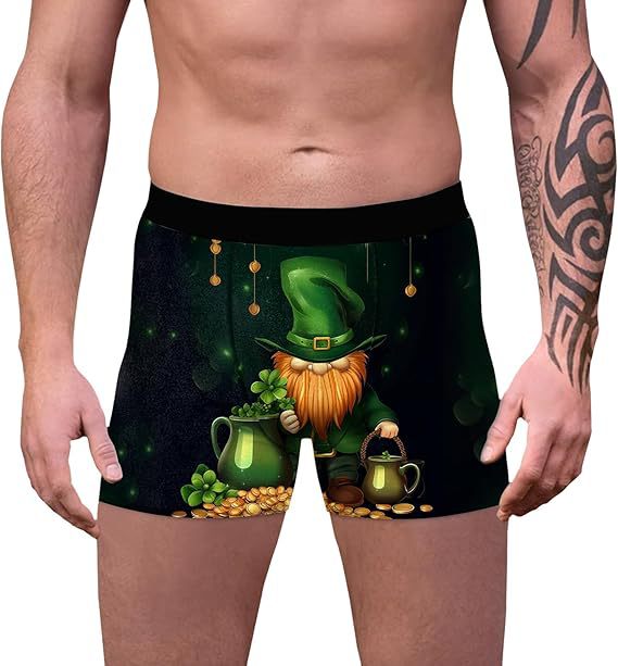 2025 Europa y América nueva moda casual trébol de cuatro hojas pantalones cortos de cuatro esquinas para hombre MP01