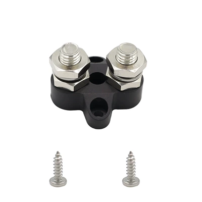 Heavy Duty Terminal Connection Power supply, ignition system accessories - black-double-stud-m10