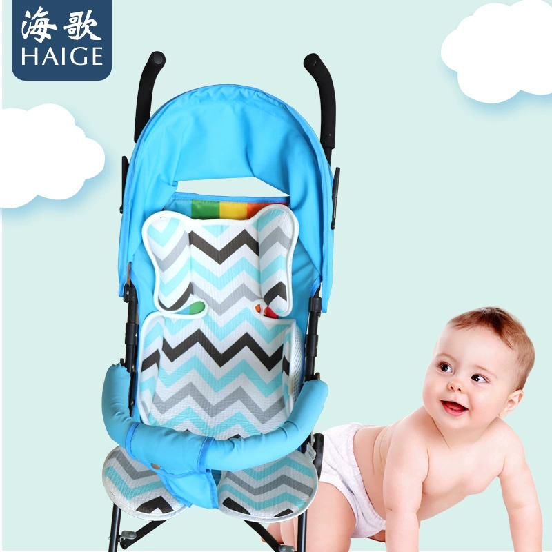 Прямые продажи с фабрики, коврик для детской коляски, дышащий, быстросохнущий, прохладный, анти-колючий, сэндвич, сетчатая подушка для сиденья