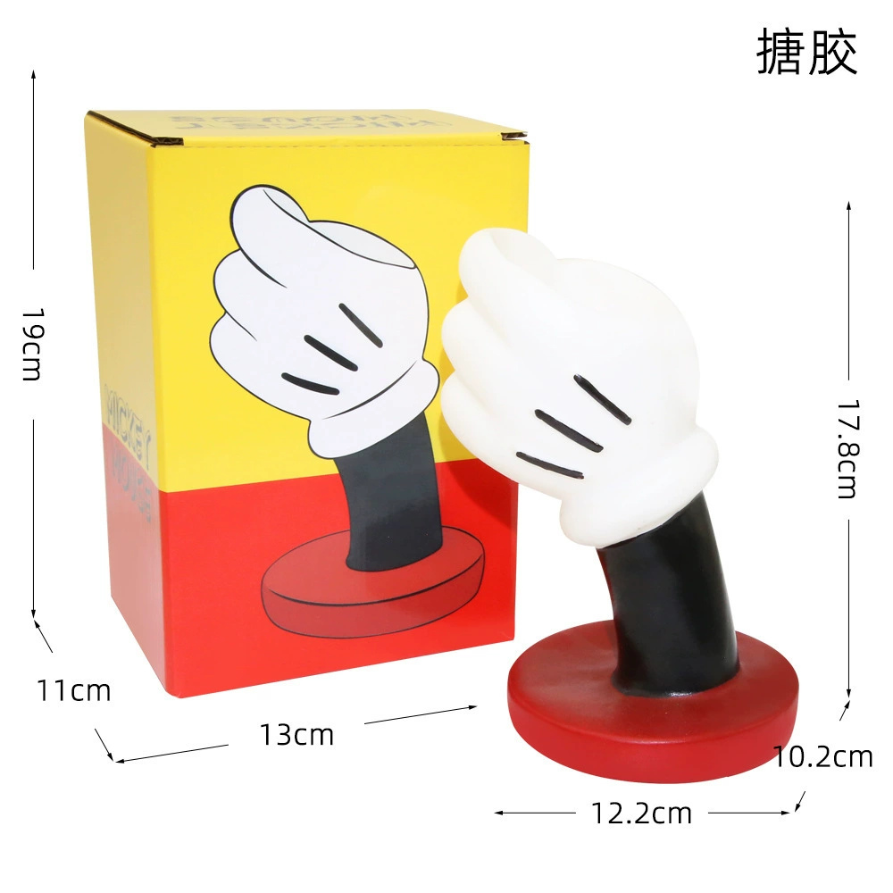 Подставка для ручек Sanrio (Kuromi / Hello Kitty), декоративный органайзер из пластика, 11,34×9,86×21,3 см