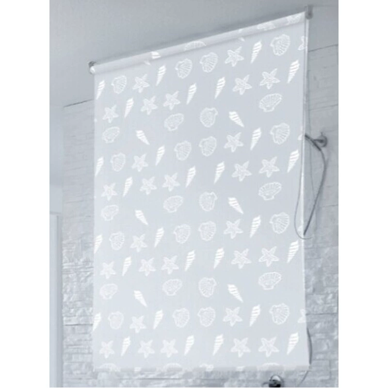 Factory direct selling 3D effect printed PEVA plastic rolling curtain plastic rolling shower curtain rolling curtain shower curtain