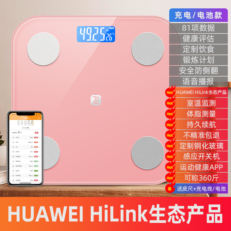 Ice berry powder [charging model] body fat scale