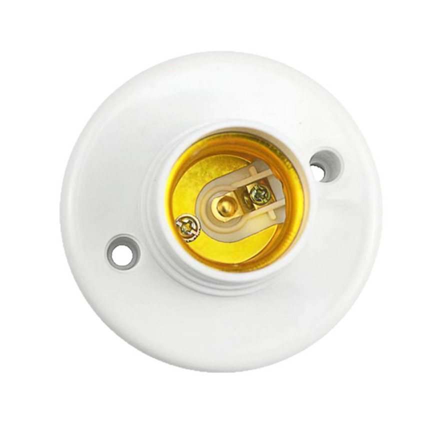 E27 portalámparas de boca de tornillo portalámparas de cerámica tipo techo de ingeniería casa bombilla led portalámparas impermeables con rosca portalámparas de baquelita