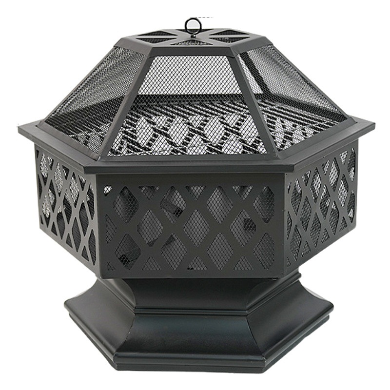 En stock al aire libre patio estufa té Cocina Barbacoa estufa multifunción fogata barbacoa calentador leña barbacoa estufa